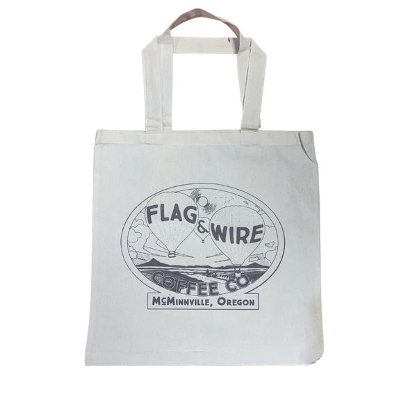 Flag & Wire Canvas Tote